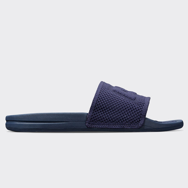 Men s Big Logo TechLoom Slide Navy APL Shoes