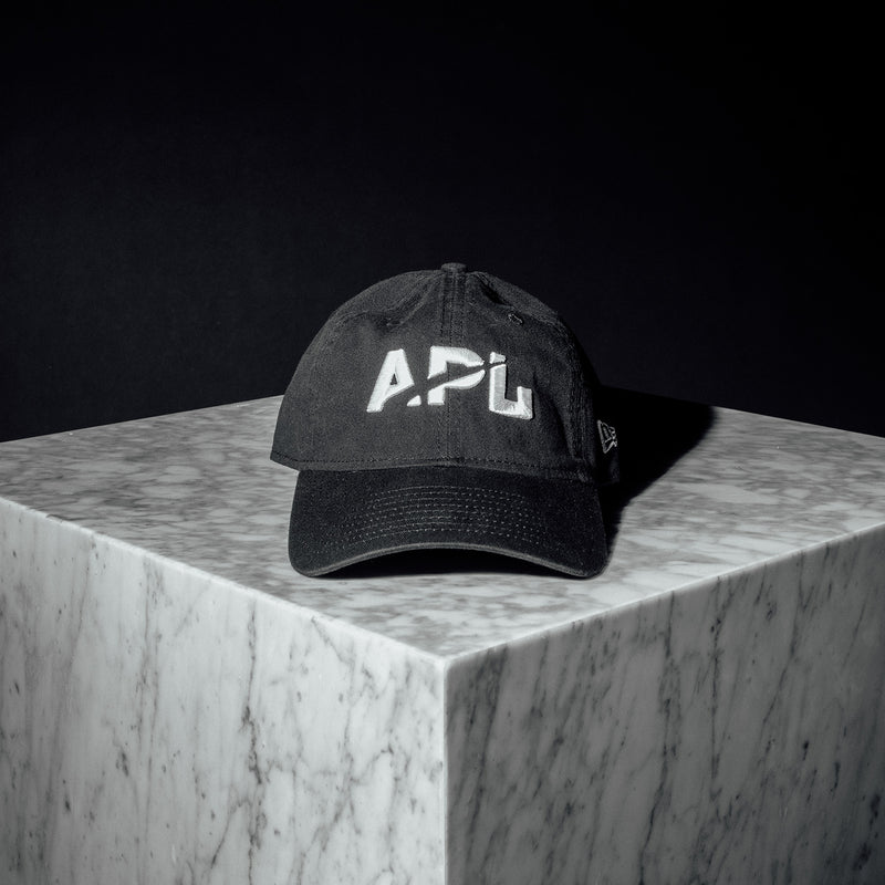 APL Logo Hat Black / White view 1