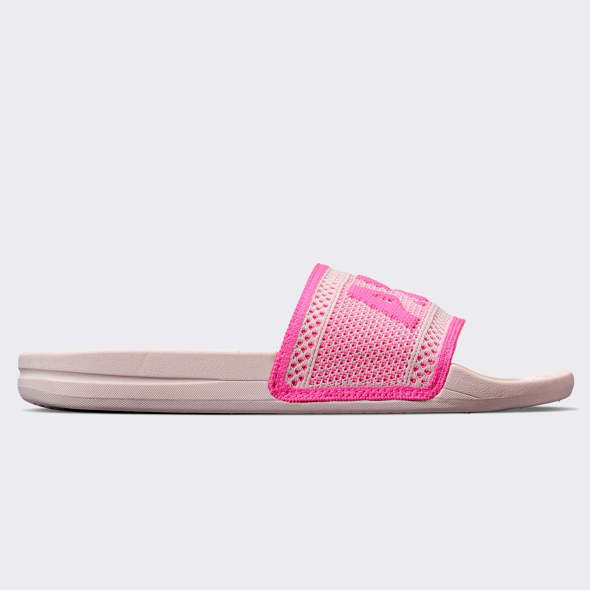 Women&#39;s Big Logo TechLoom Slide Bleached Pink / Fusion Pink view 2