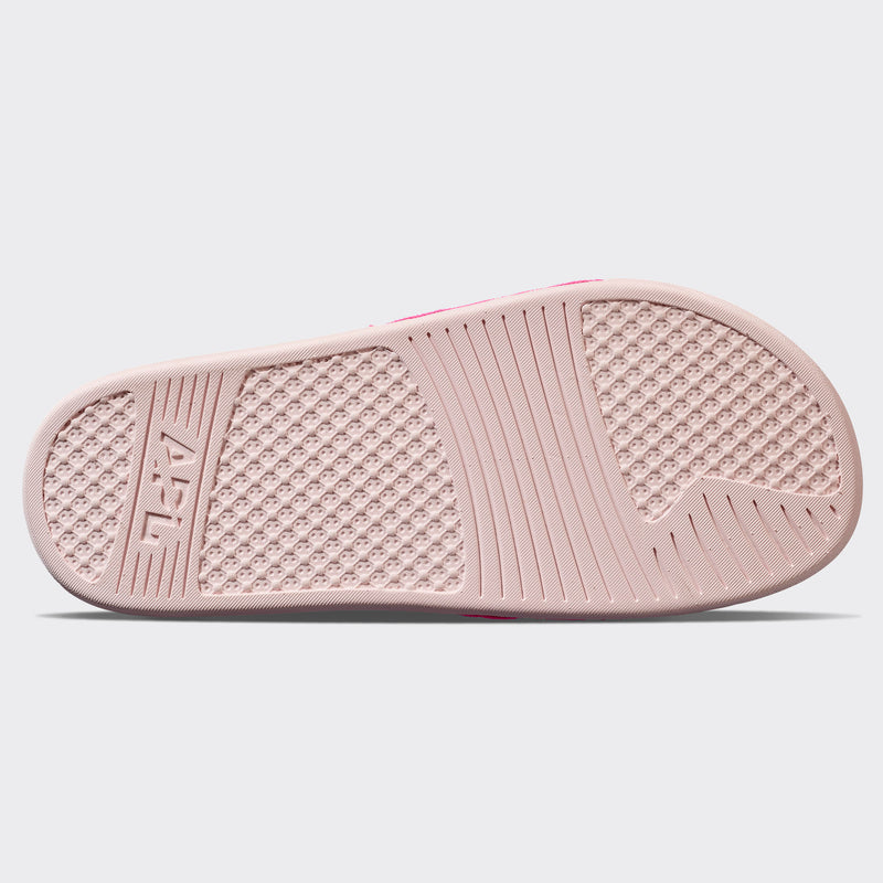 Women's Big Logo TechLoom Slide Bleached Pink / Fusion Pink view 6