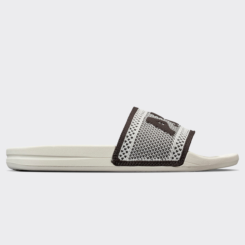 Men's Big Logo TechLoom Slide Ivory / Anthracite view 2