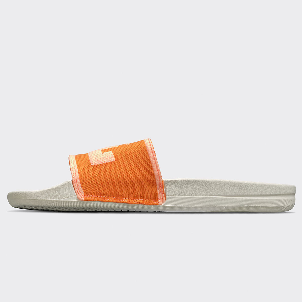 Women&#39;s Big Logo TechLoom Slide Ivory / Orange / Neon Peach view 3