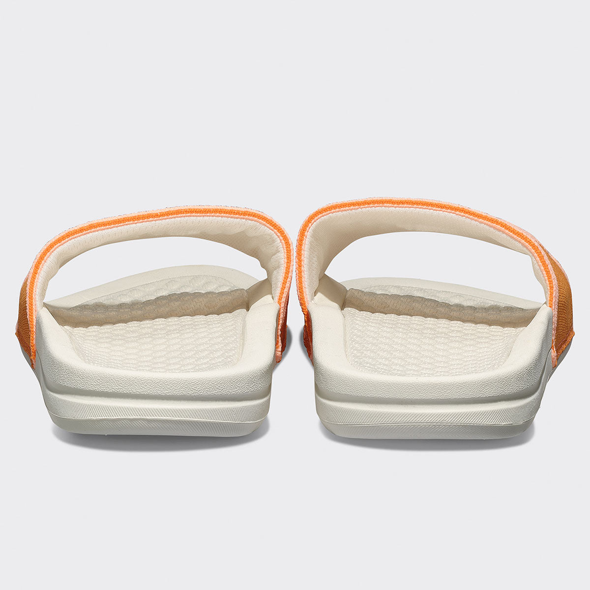 Women&#39;s Big Logo TechLoom Slide Ivory / Orange / Neon Peach view 4