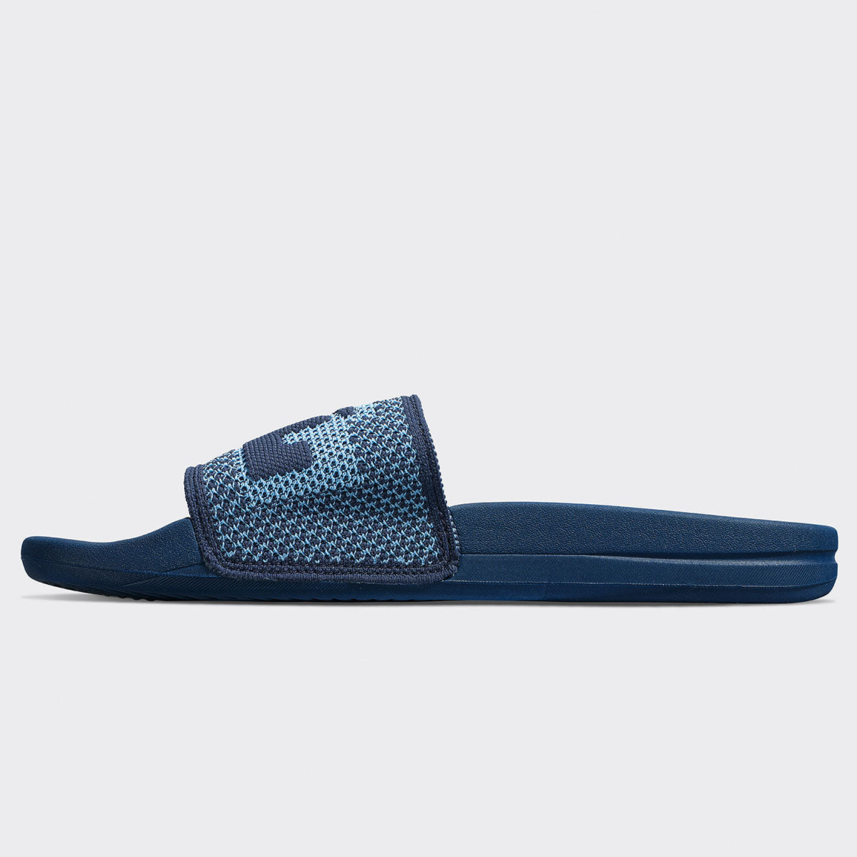 Women&#39;s Big Logo TechLoom Slide Midnight / Ice Blue view 3