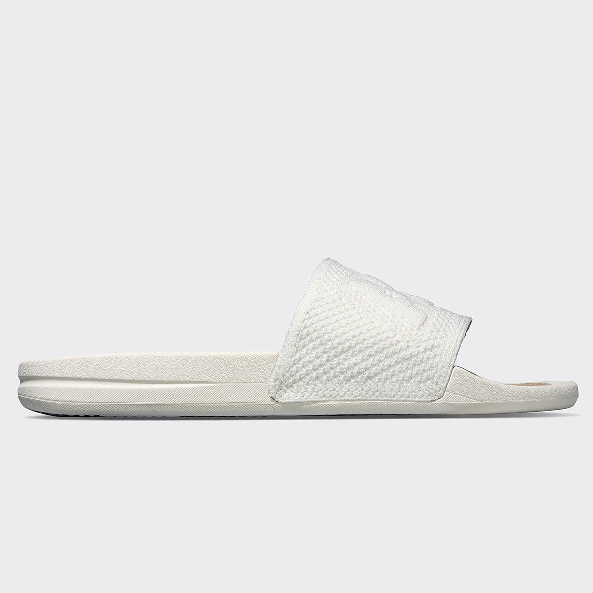 Men&#39;s Big Logo TechLoom Slide Ivory / Almond view 2