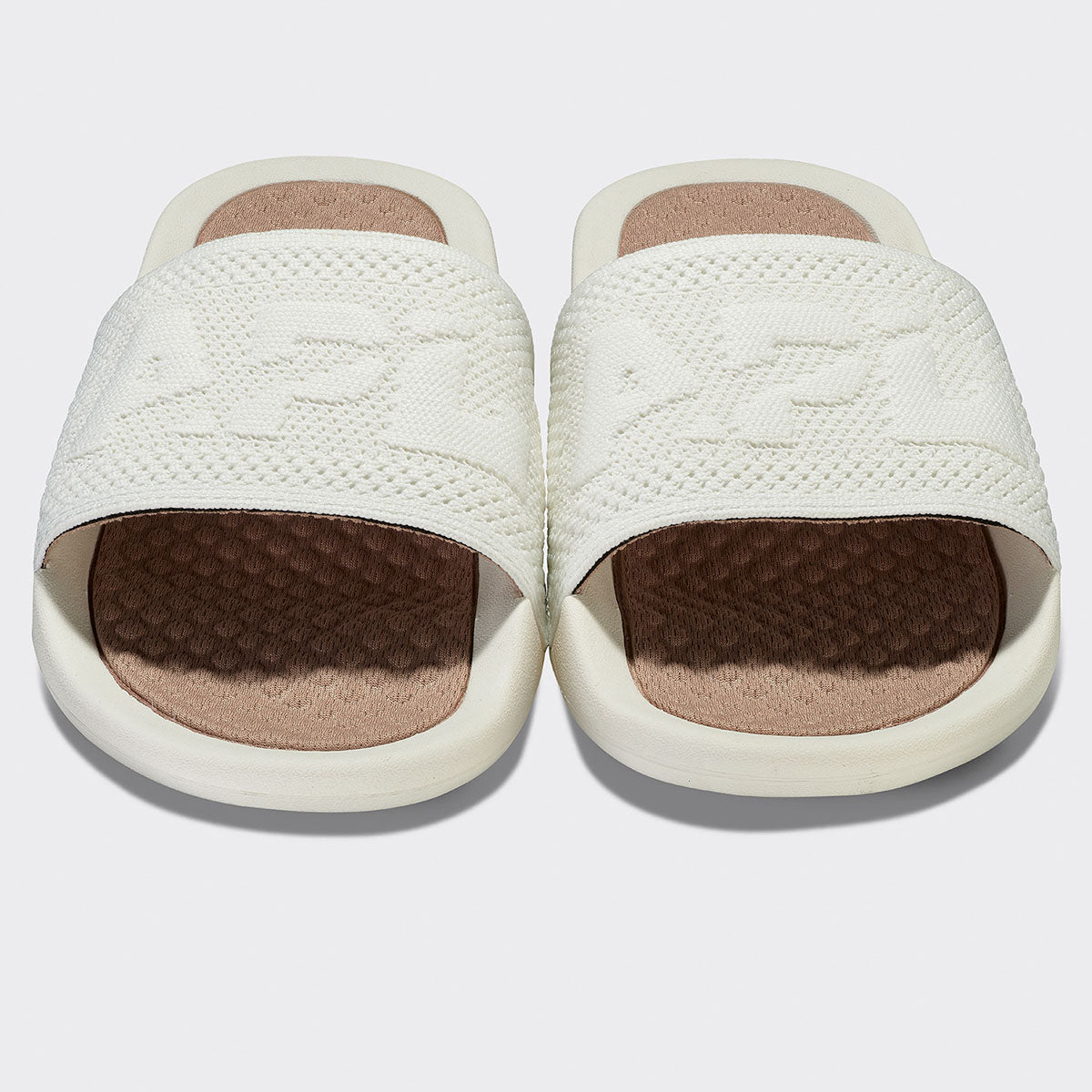 Men&#39;s Big Logo TechLoom Slide Ivory / Almond view 5