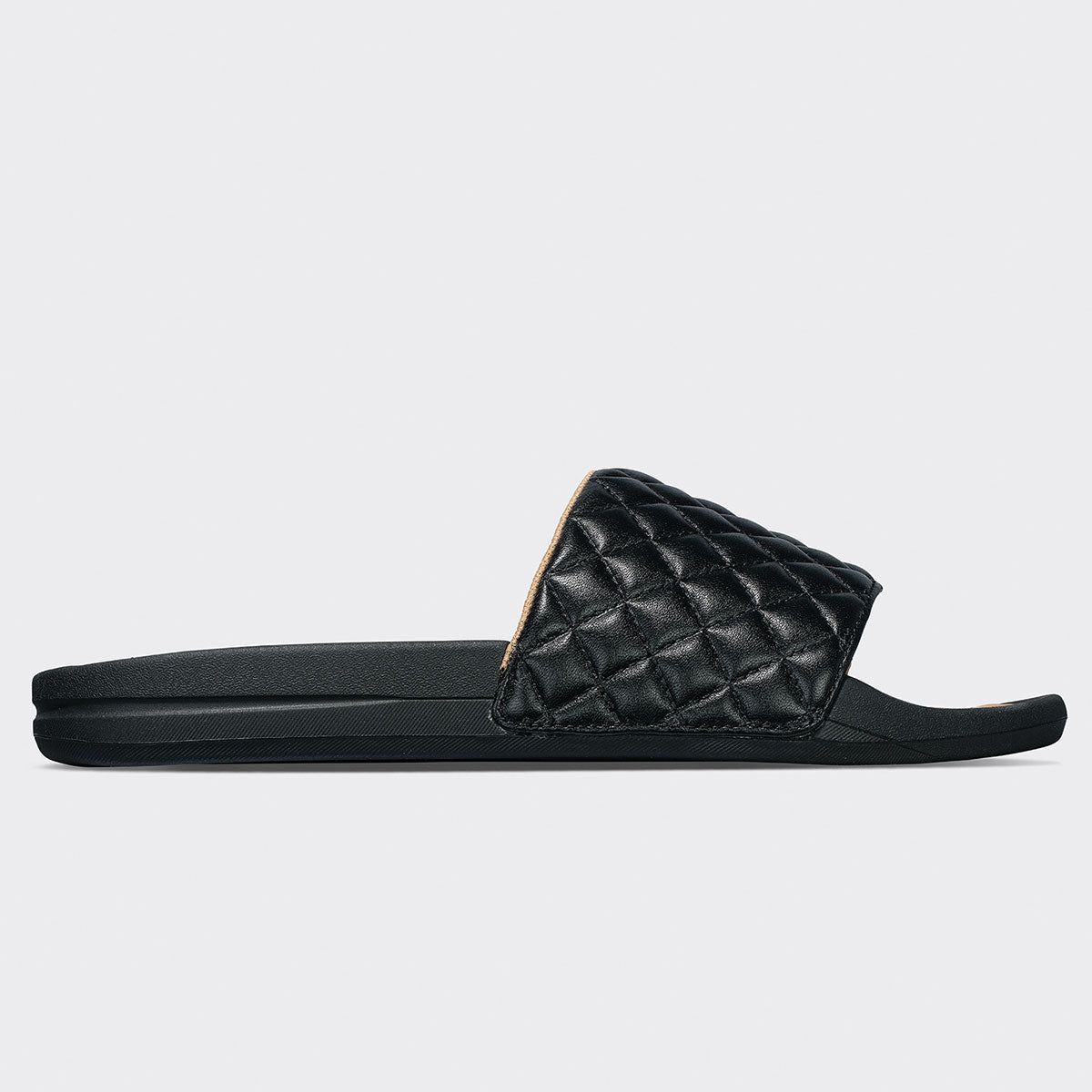 Men&#39;s Lusso Slide Black / Tan view 2