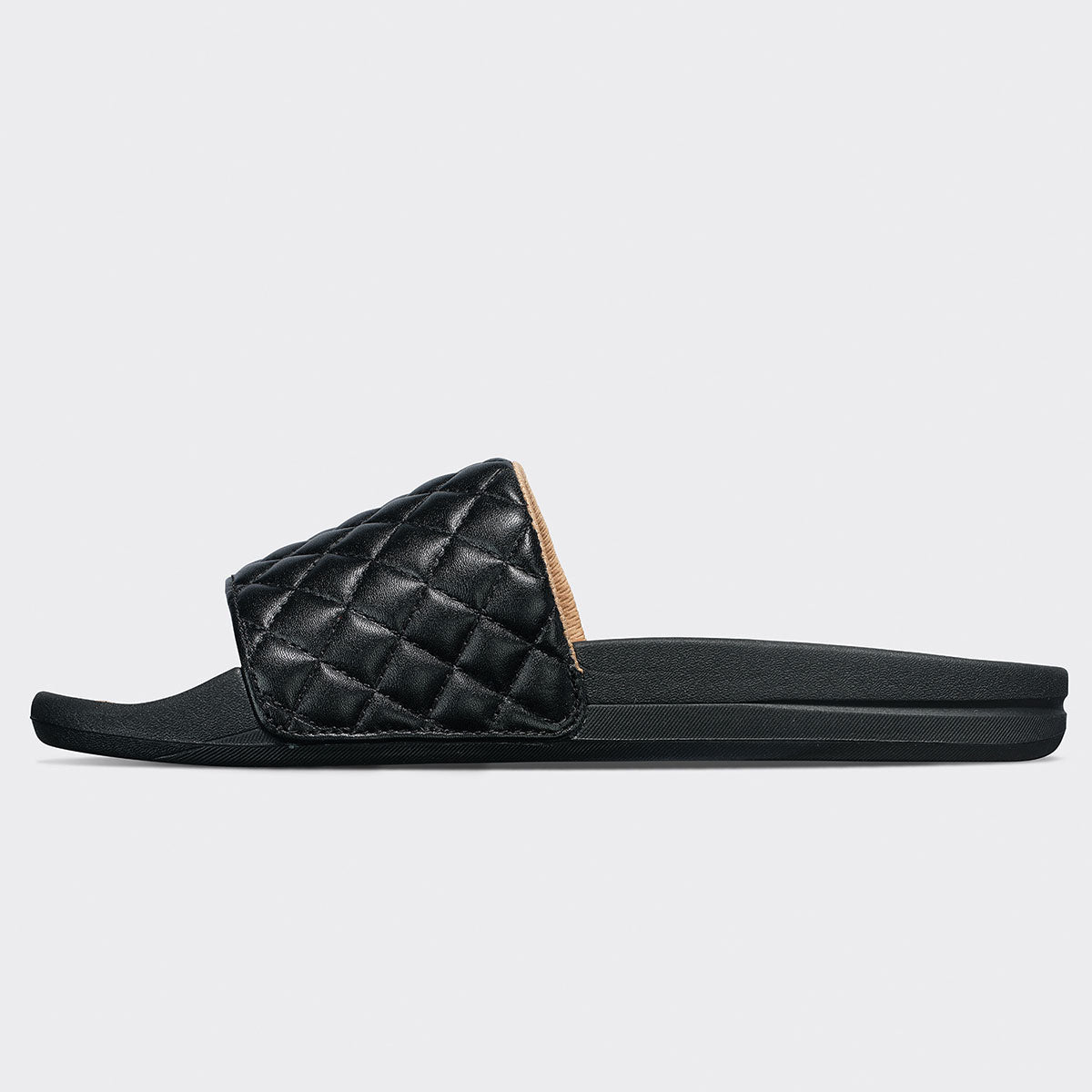 Men&#39;s Lusso Slide Black / Tan view 3