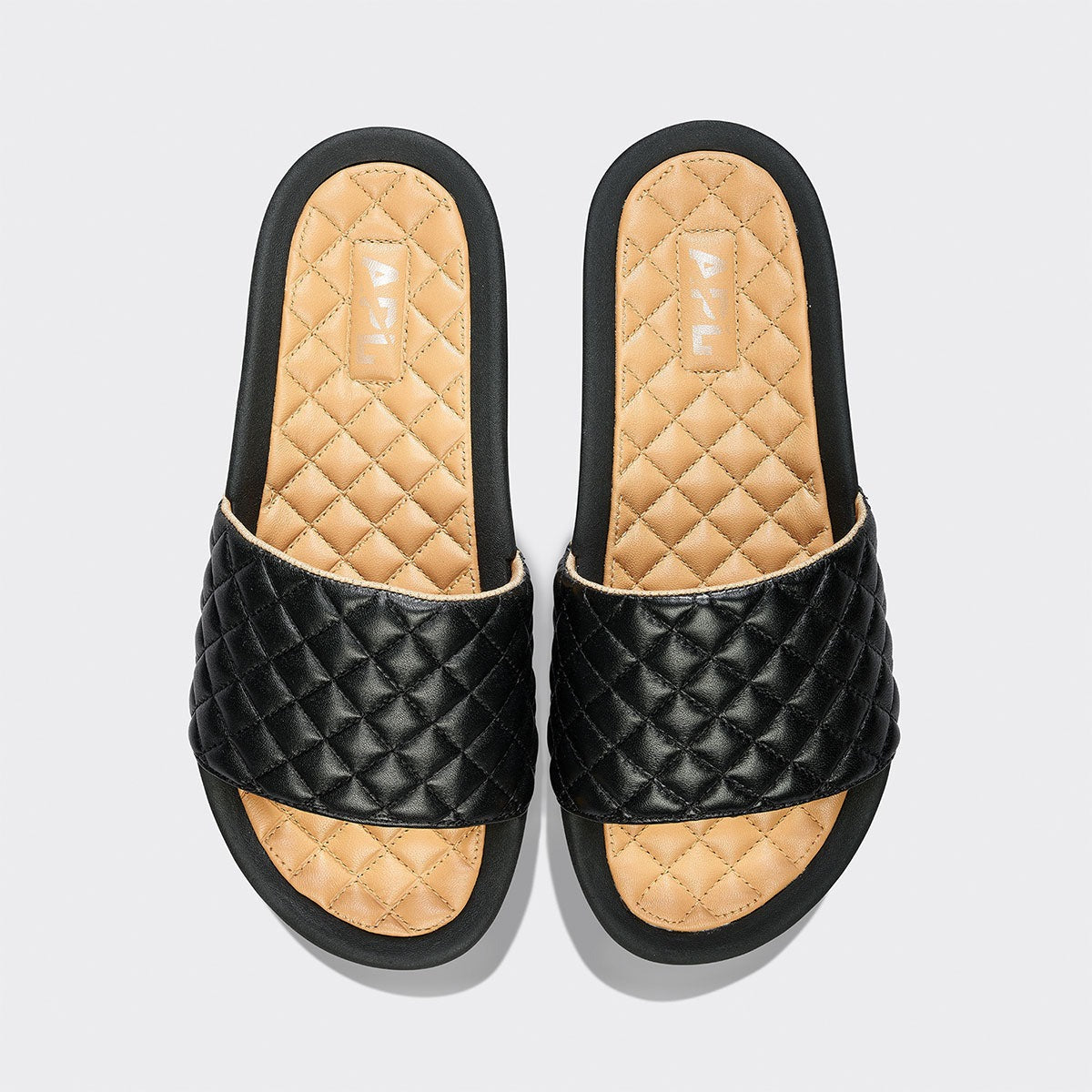 Men&#39;s Lusso Slide Black / Tan view 1