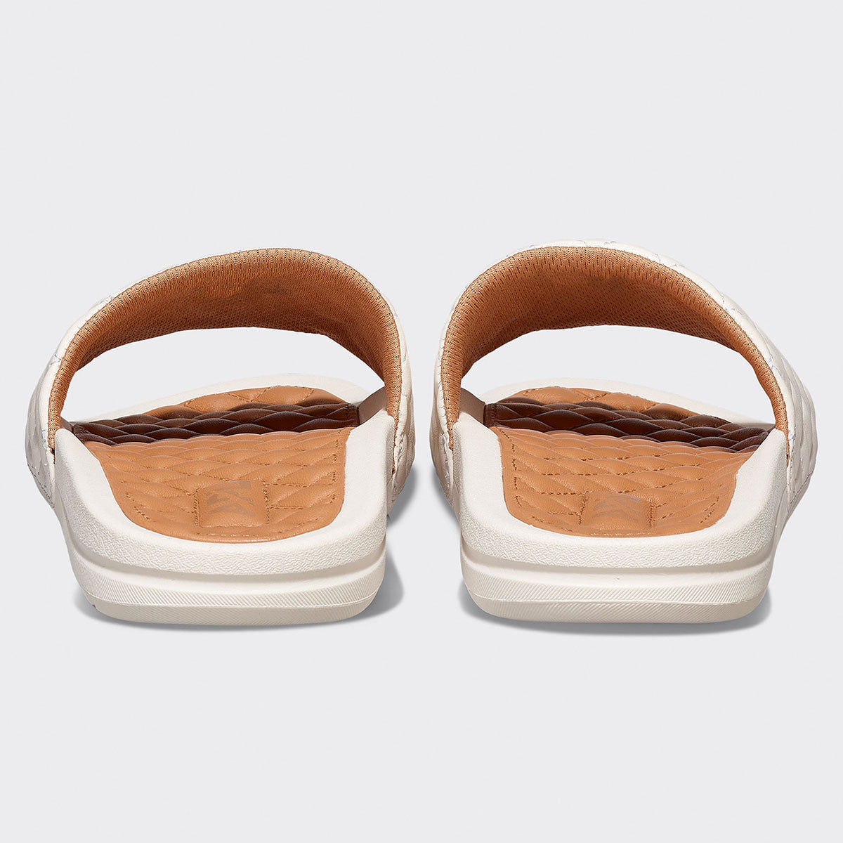 Women&#39;s Lusso Slide Ivory / Tan view 4