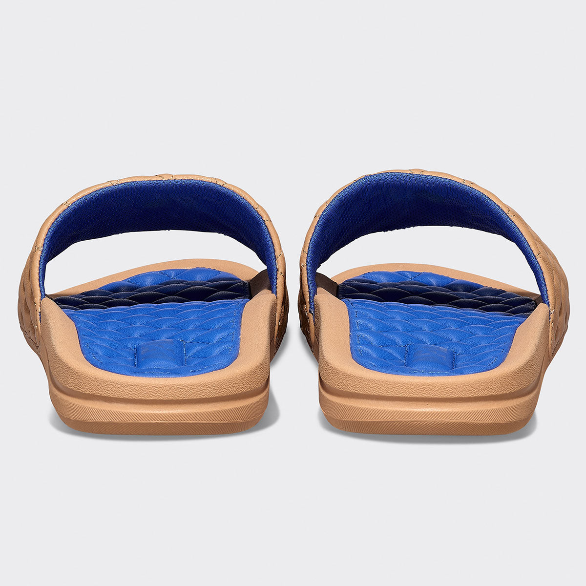 Women&#39;s Lusso Slide Tan / Cobalt view 4