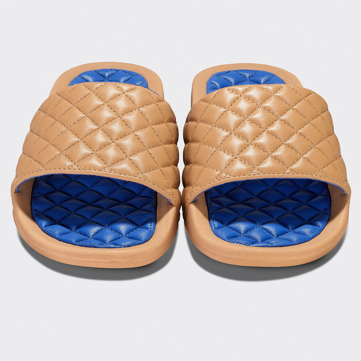 Women&#39;s Lusso Slide Tan / Cobalt view 5