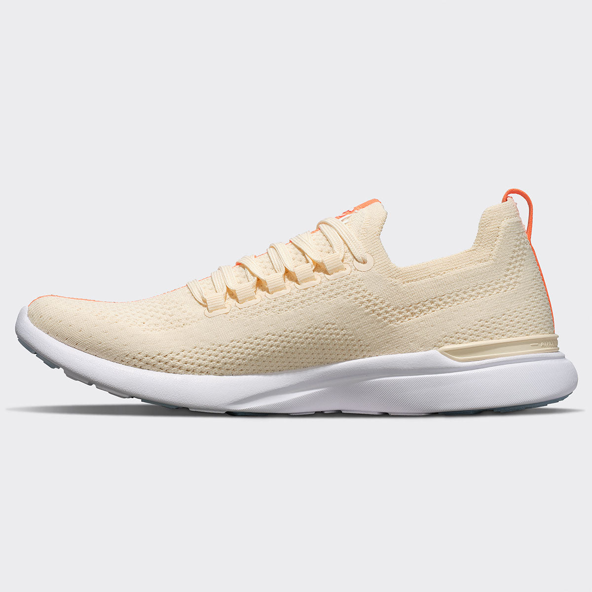 Men&#39;s TechLoom Breeze Alabaster / Tangerine / Racer view 3