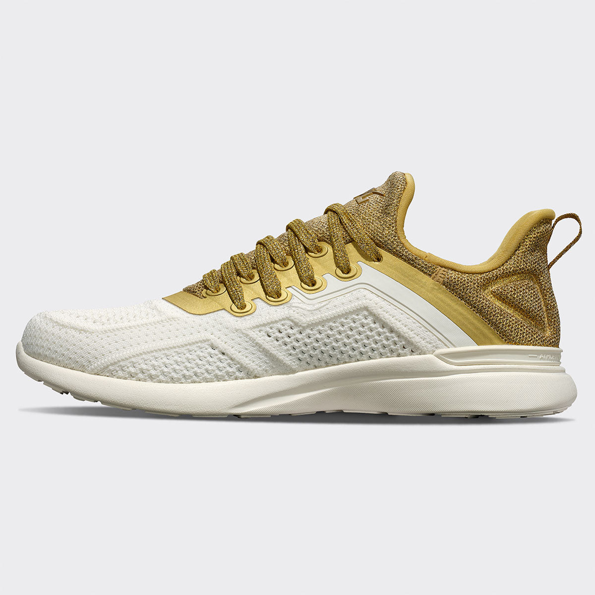 Men&#39;s TechLoom Tracer Ivory / Metallic Gold view 2