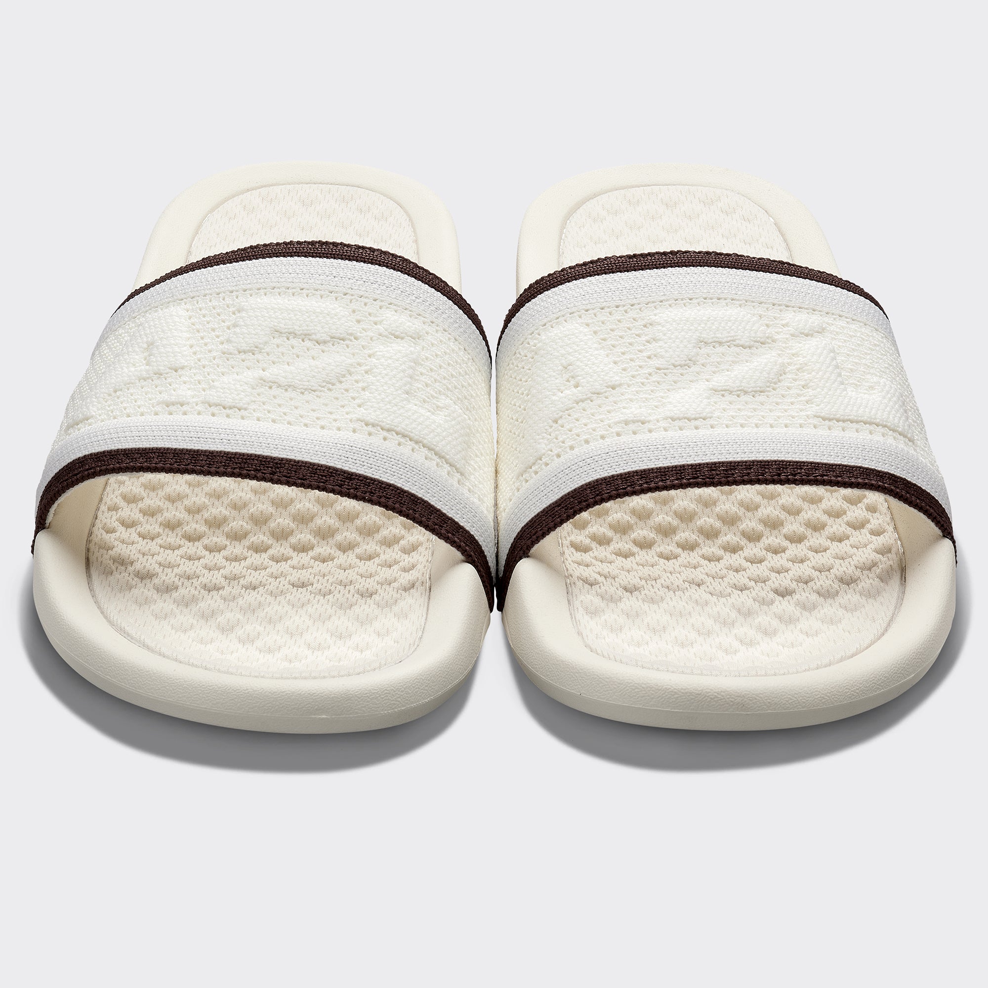 Men&#39;s Big Logo TechLoom Slide Ivory / Chocolate view 5