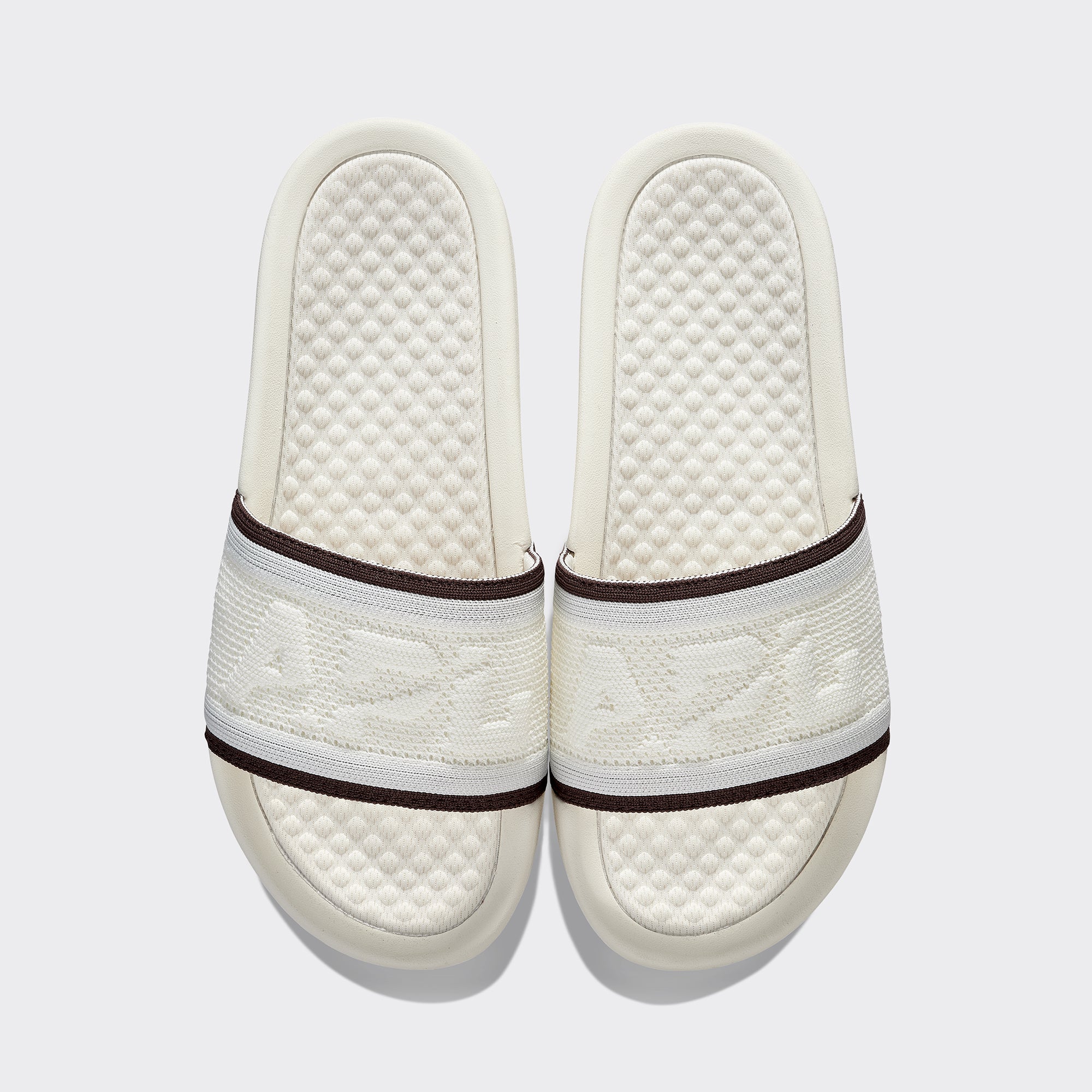 Women&#39;s Big Logo TechLoom Slide Ivory / Chocolate view 1