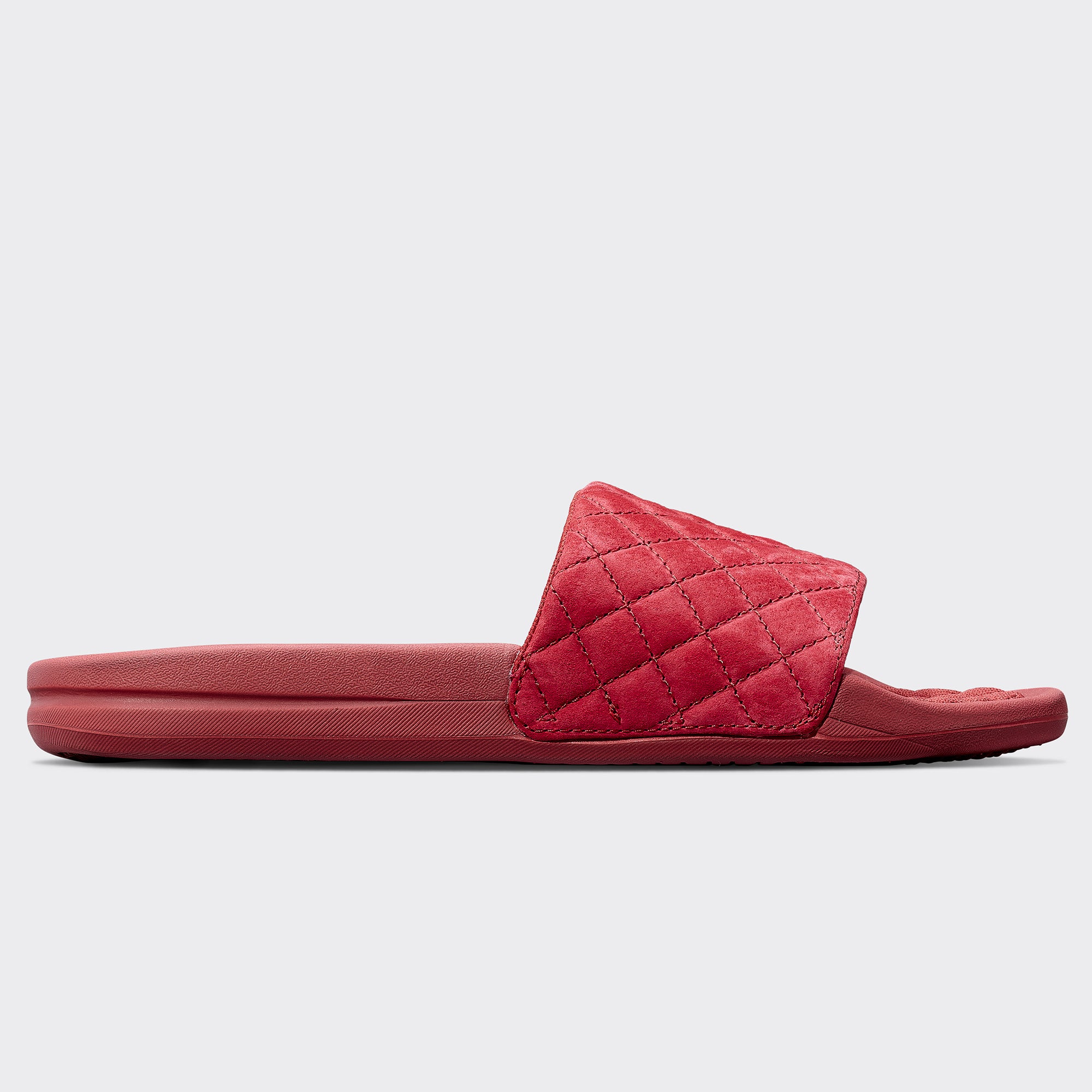 Men&#39;s Suede Lusso Slide Crimson view 2