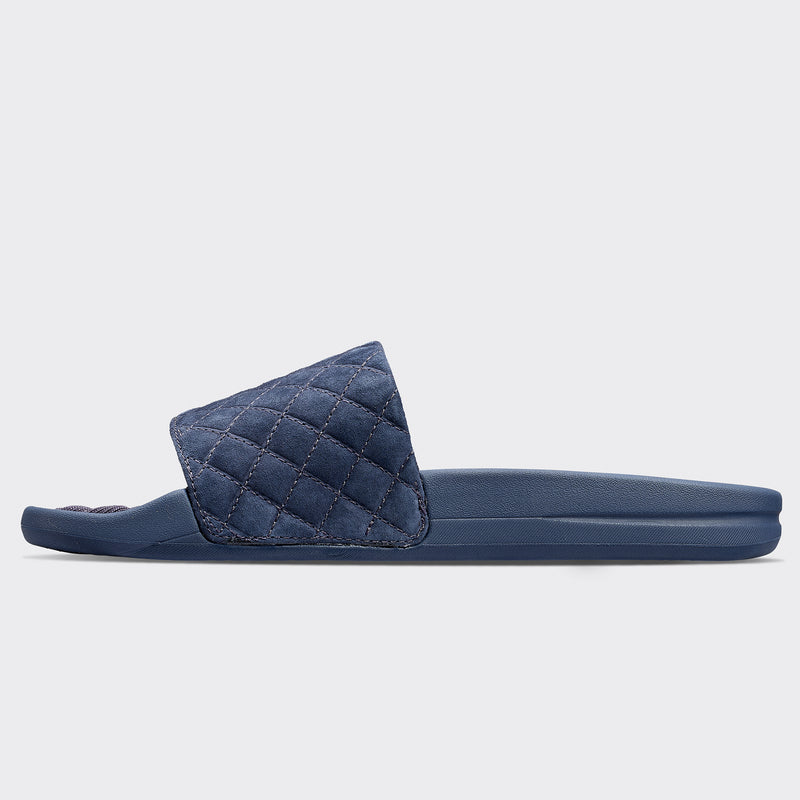 Women's Suede Lusso Slide Midnight view 3