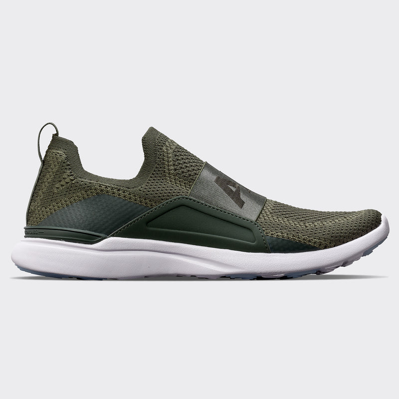 Women's TechLoom Bliss Dark Army / Fatigue / White view 1