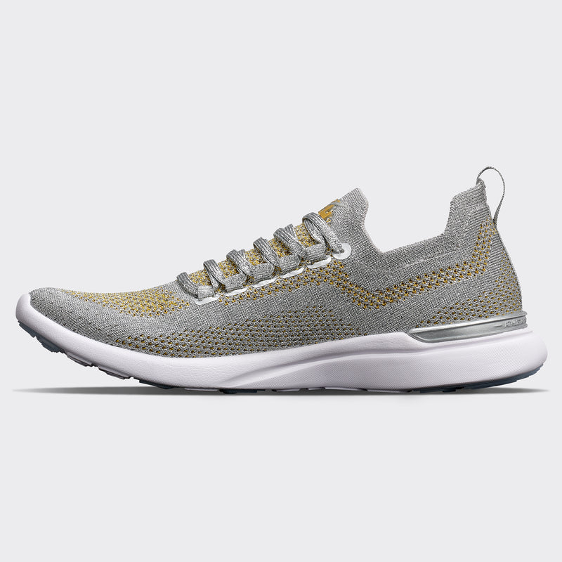 Women's TechLoom Breeze Metallic Silver / 24K / White view 2