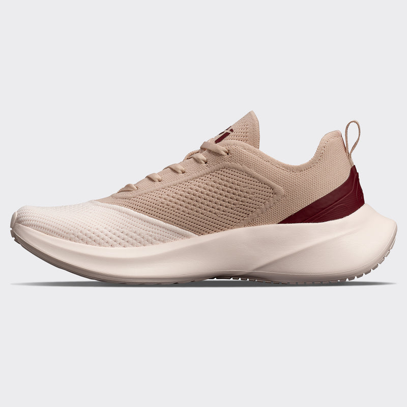 Women's TechLoom Dream Creme / Rose Dust / Burgundy view 2