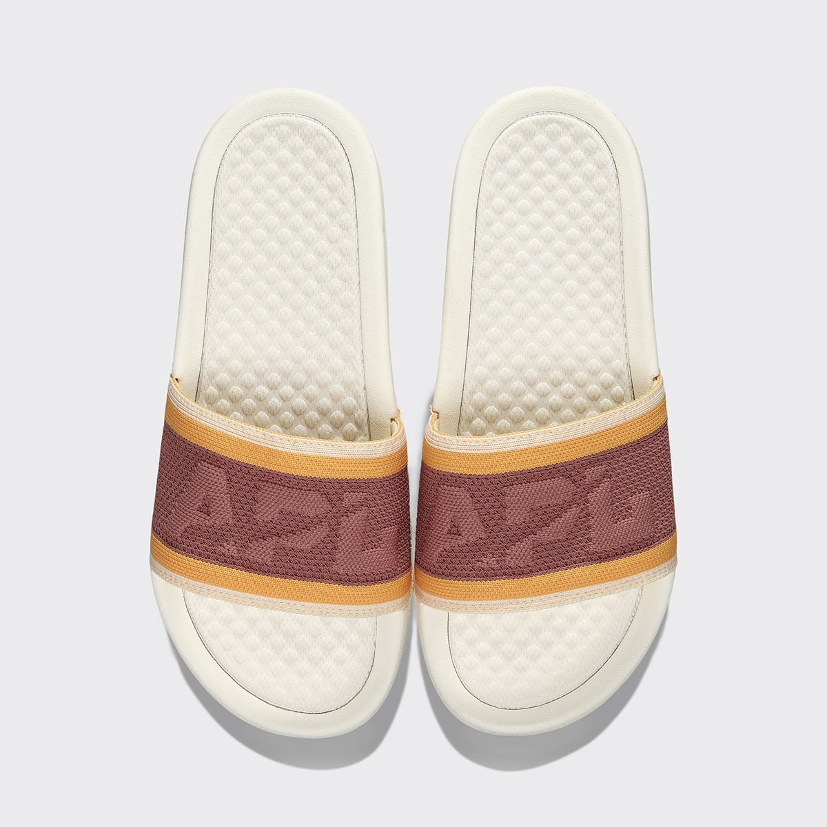 Men&#39;s Big Logo TechLoom Slide Cedar / Mango / Vanilla view 1