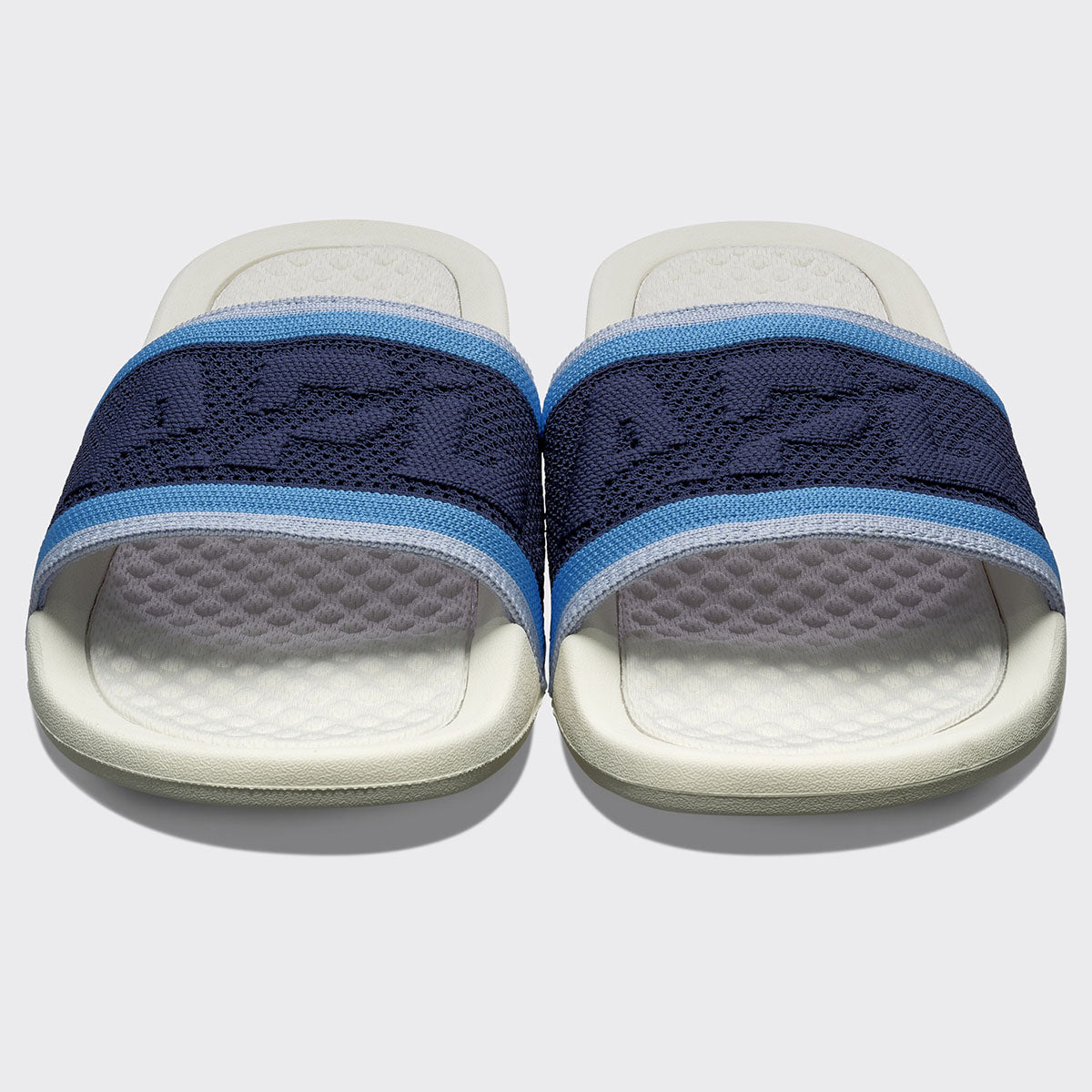 Women&#39;s Big Logo TechLoom Slide Navy / Coastal Blue / Ivory view 5