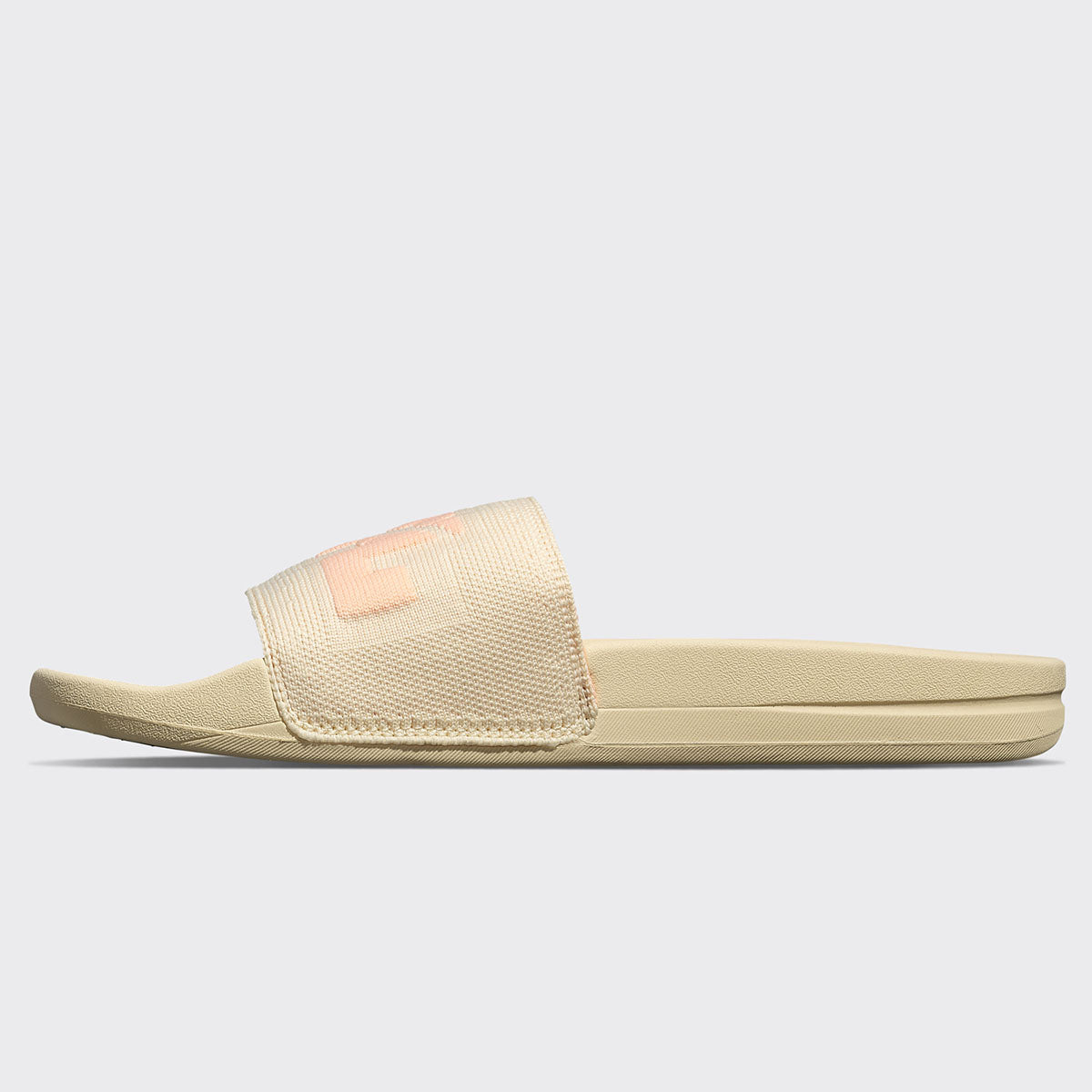 Women&#39;s Big Logo TechLoom Slide Vanilla / Neon Peach view 3