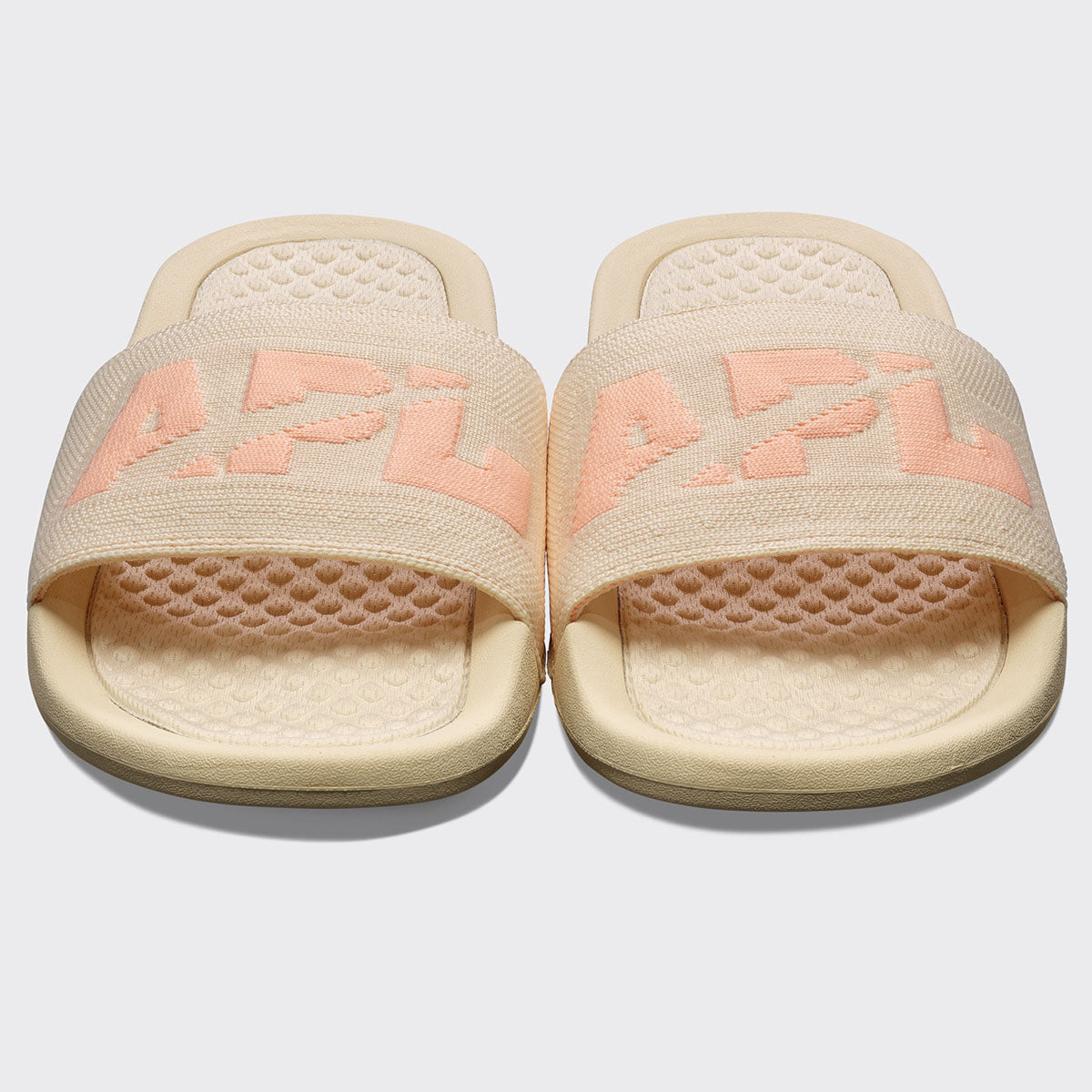 Women&#39;s Big Logo TechLoom Slide Vanilla / Neon Peach view 5