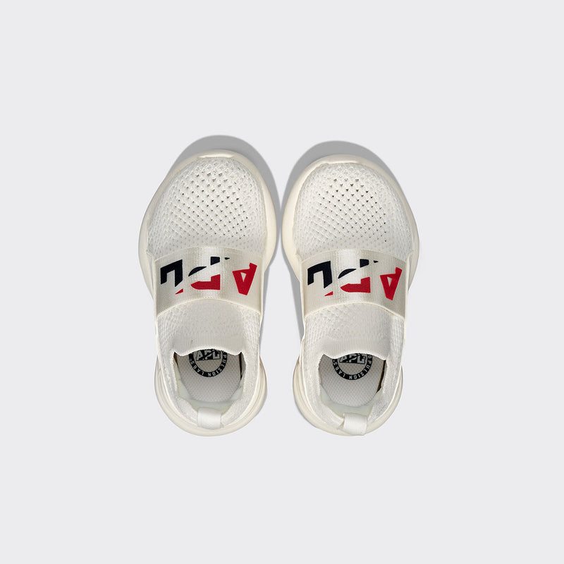 Kid's TechLoom Bliss Ivory / Red / Navy view 5