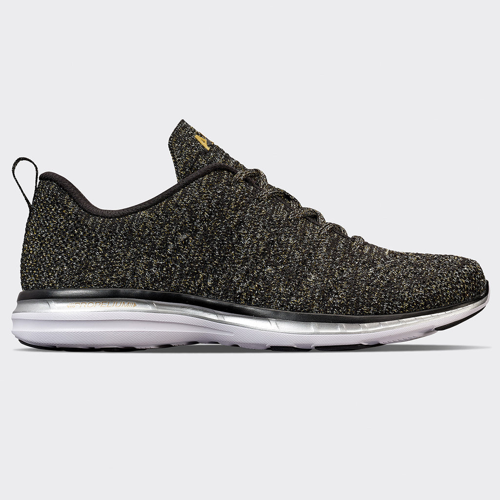 Women s TechLoom Pro X Black Gold Silver Melange