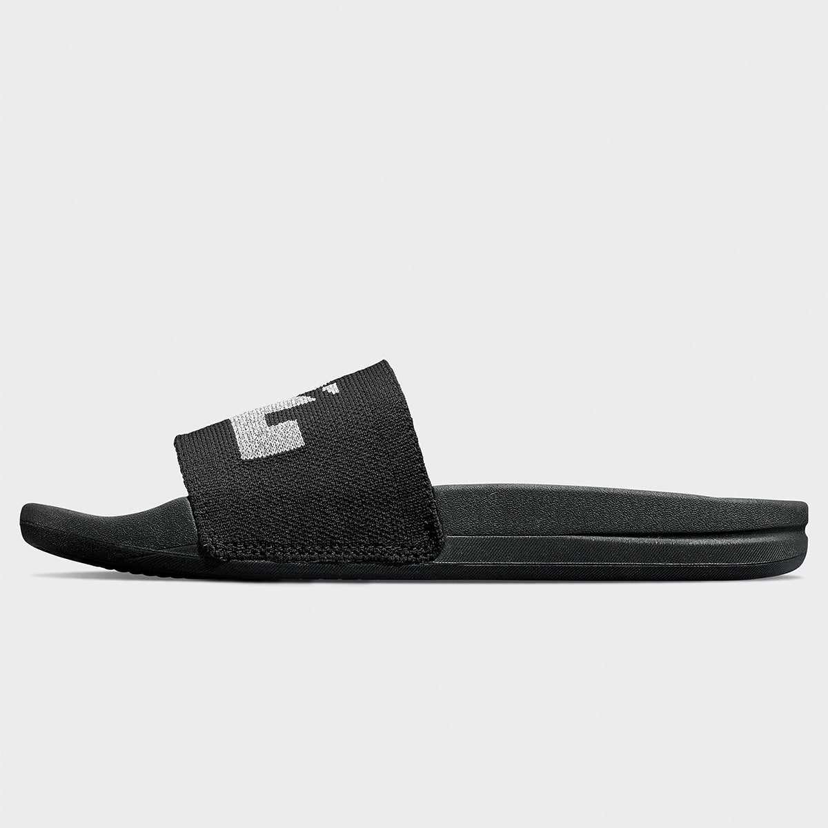 Women&#39;s Big Logo TechLoom Slide Black / Reflective Silver view 3