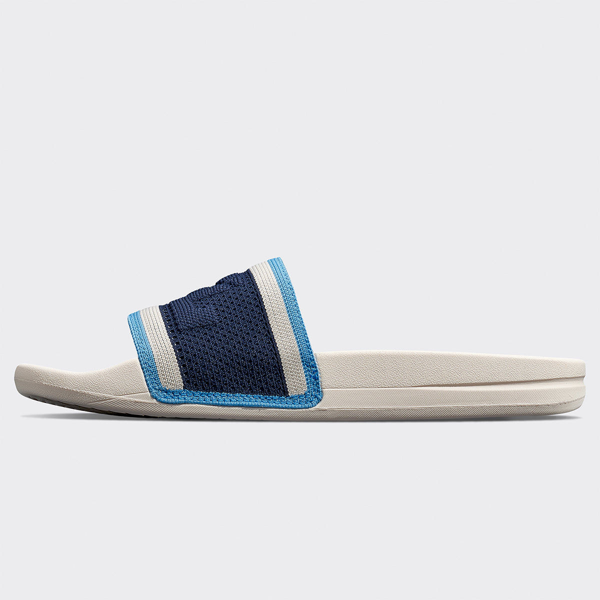 Men&#39;s Big Logo TechLoom Slide Sea Salt / Coastal Blue / Navy view 3