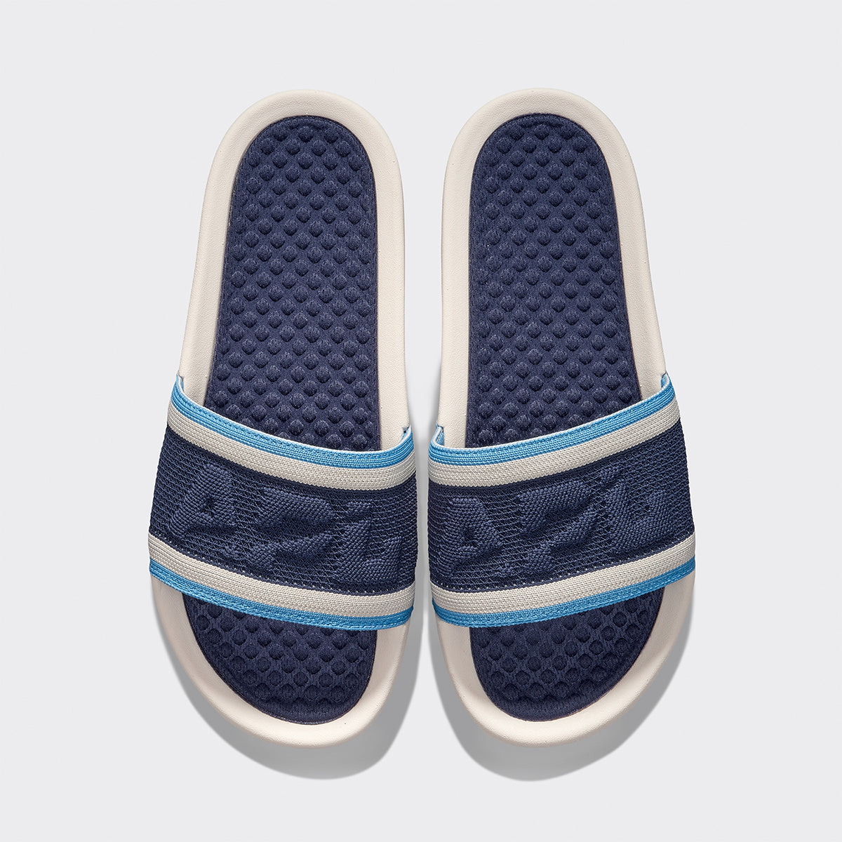 Men&#39;s Big Logo TechLoom Slide Sea Salt / Coastal Blue / Navy view 1