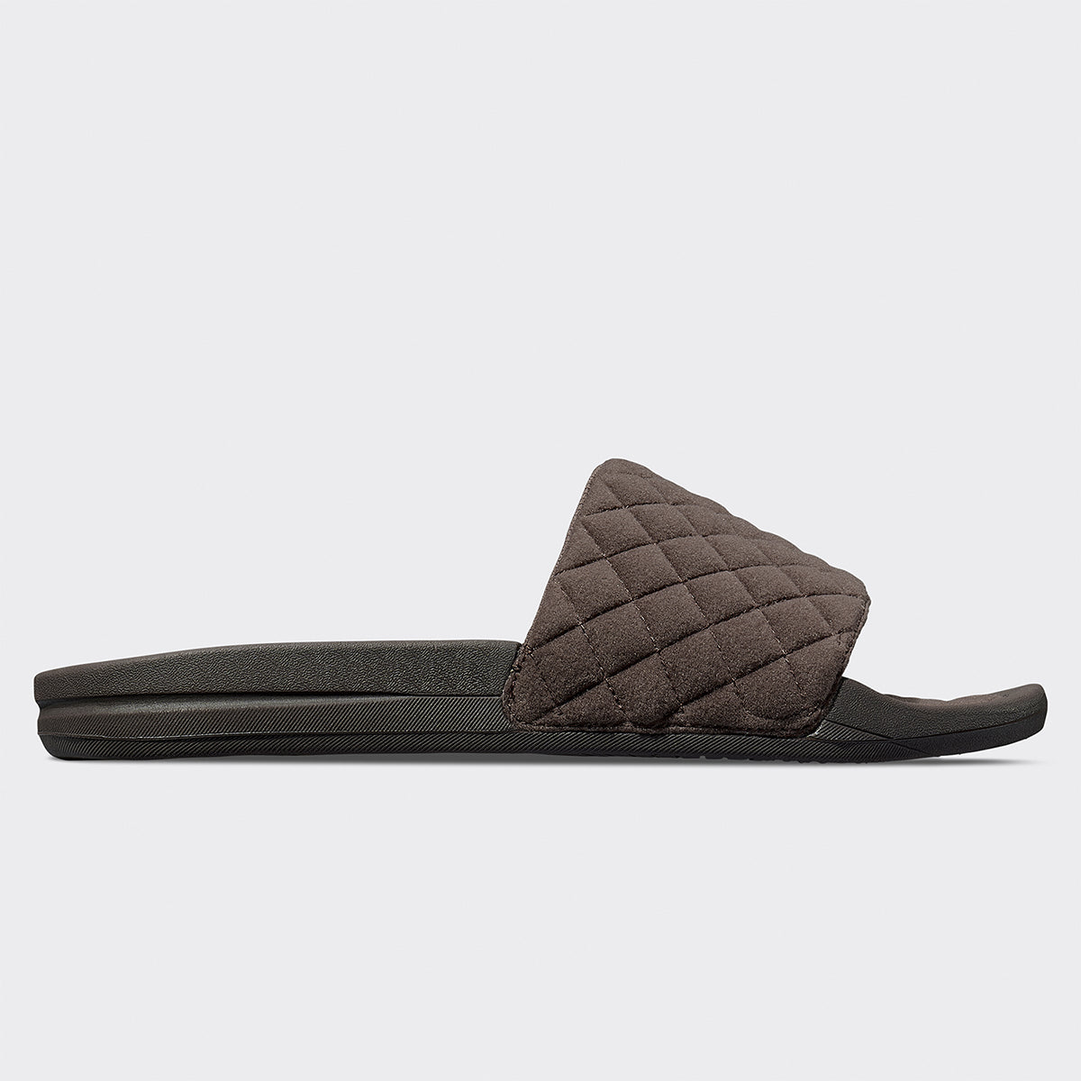 Women&#39;s Vegan Suede Lusso Slide Chocolate view 2