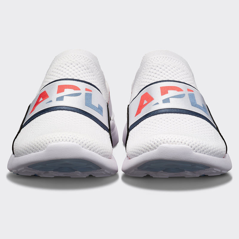 Women's TechLoom Bliss White / Red / Navy / Black view 4