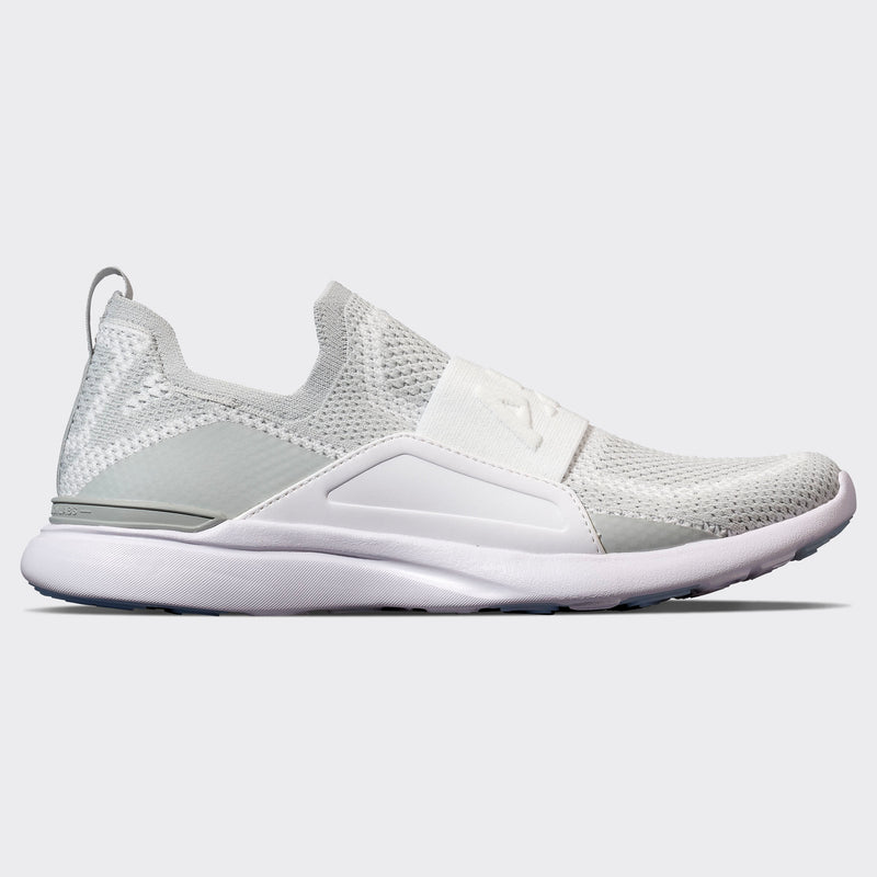 Women's TechLoom Bliss White / Steel Grey / White view 1