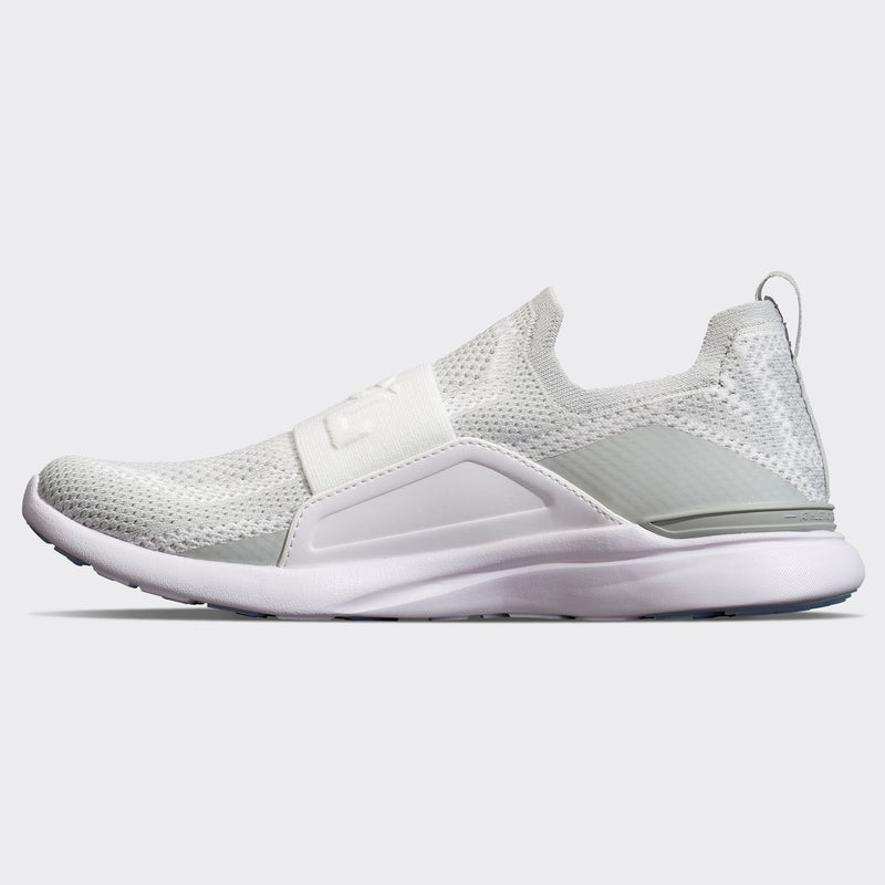 Women's TechLoom Bliss White / Steel Grey / White view 2