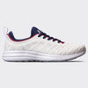 Women's TechLoom Phantom White / Royal Navy / Red