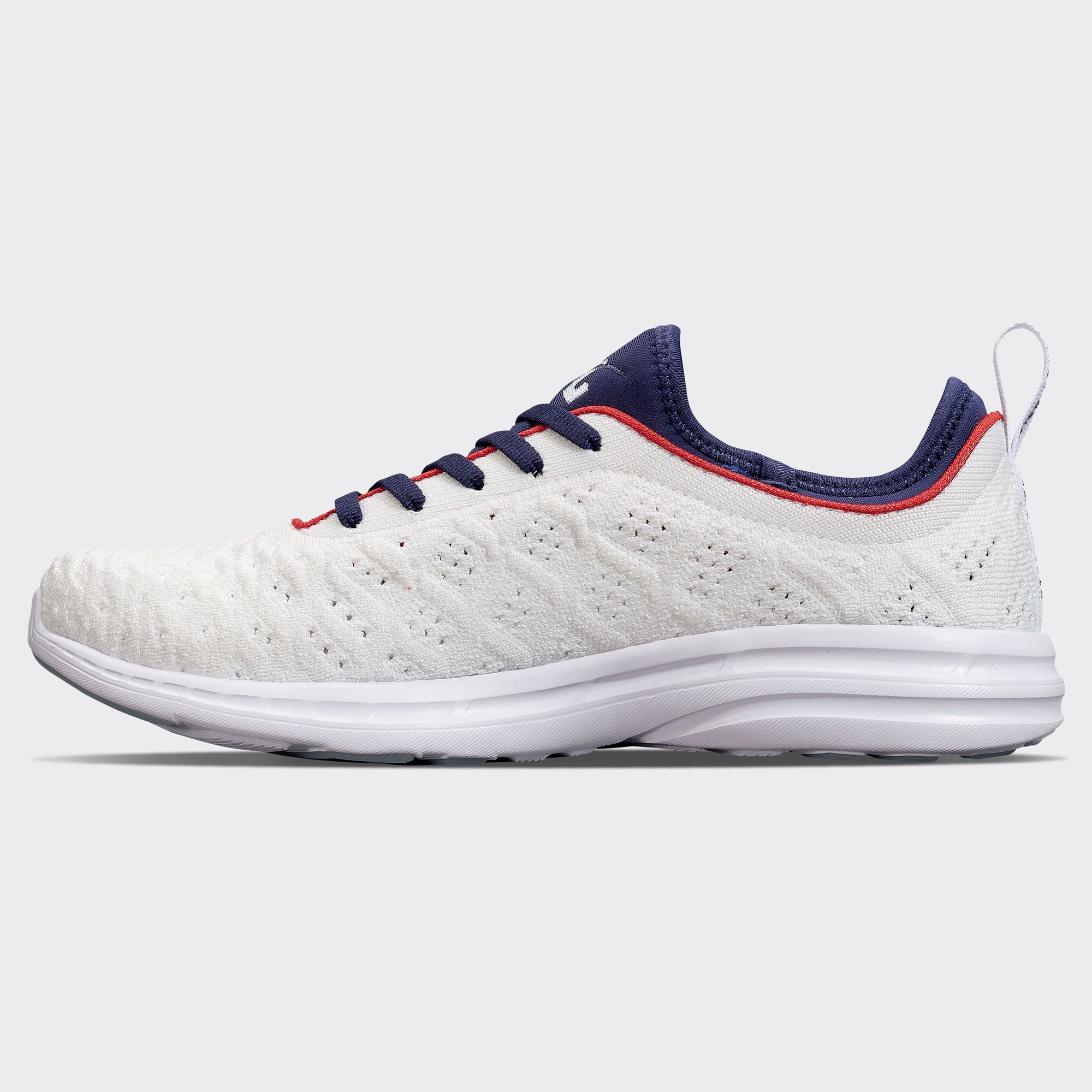 Men&#39;s TechLoom Phantom White / Royal Navy / Red view 2