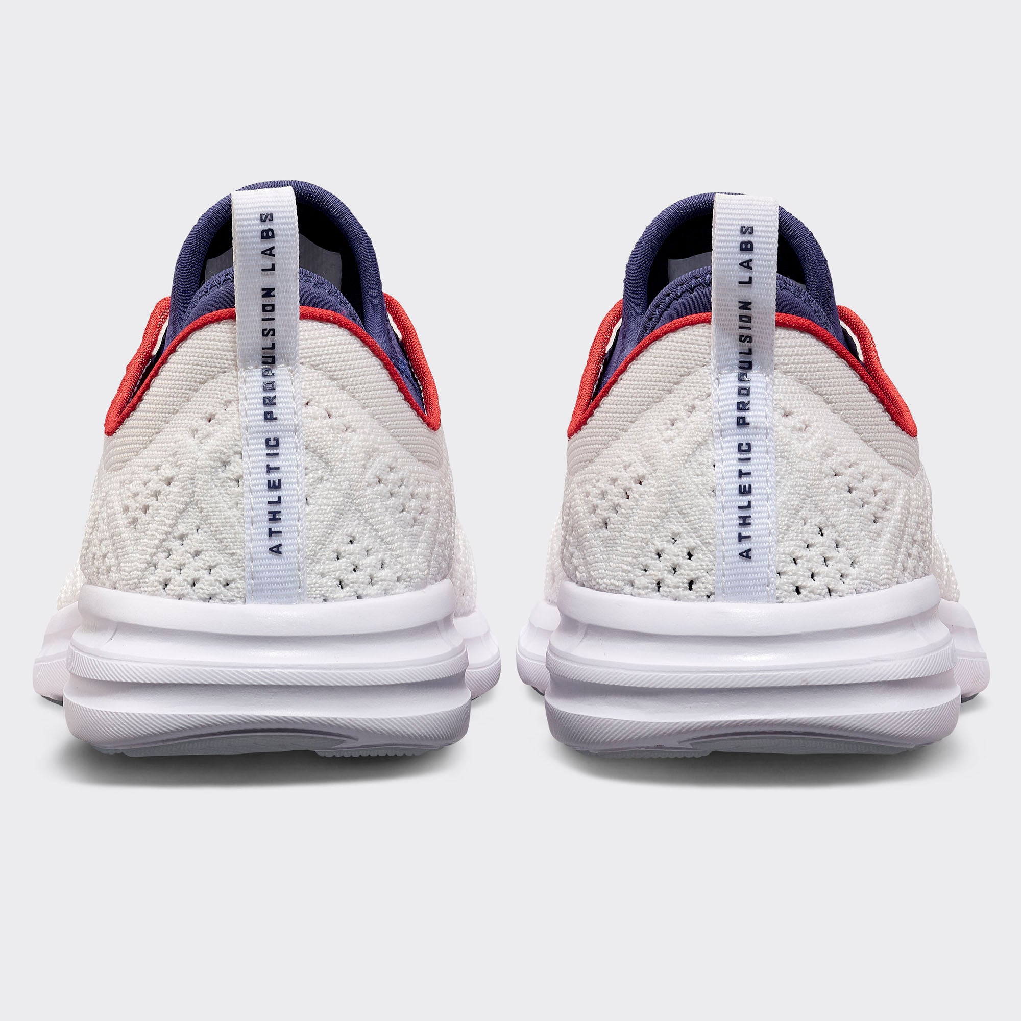 Men&#39;s TechLoom Phantom White / Royal Navy / Red view 3