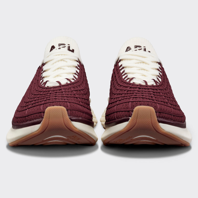 Men's TechLoom Zipline Burgundy / Ivory / Gum view 4