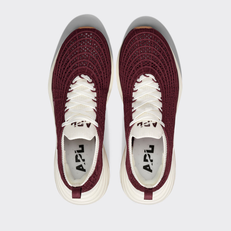 Men's TechLoom Zipline Burgundy / Ivory / Gum view 5