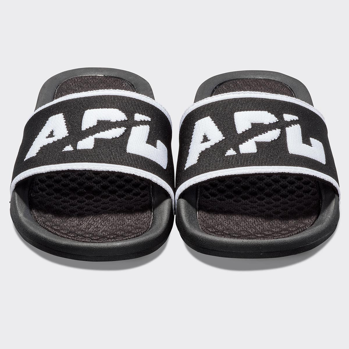 Men&#39;s Big Logo TechLoom Slide Black / White / White view 5