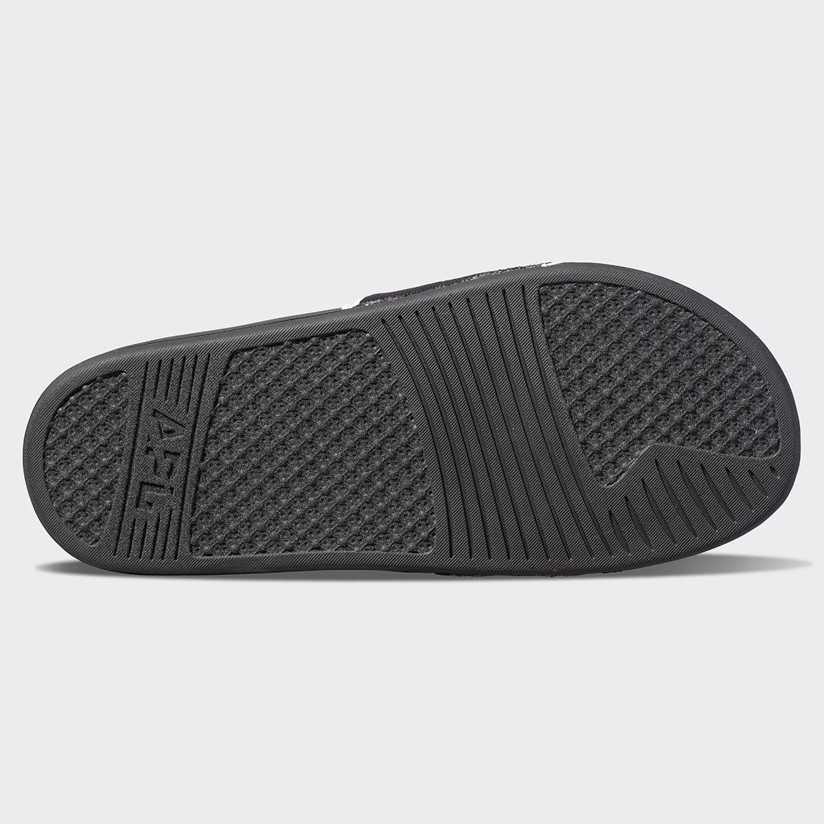 Men&#39;s Big Logo TechLoom Slide Black / White / White view 6