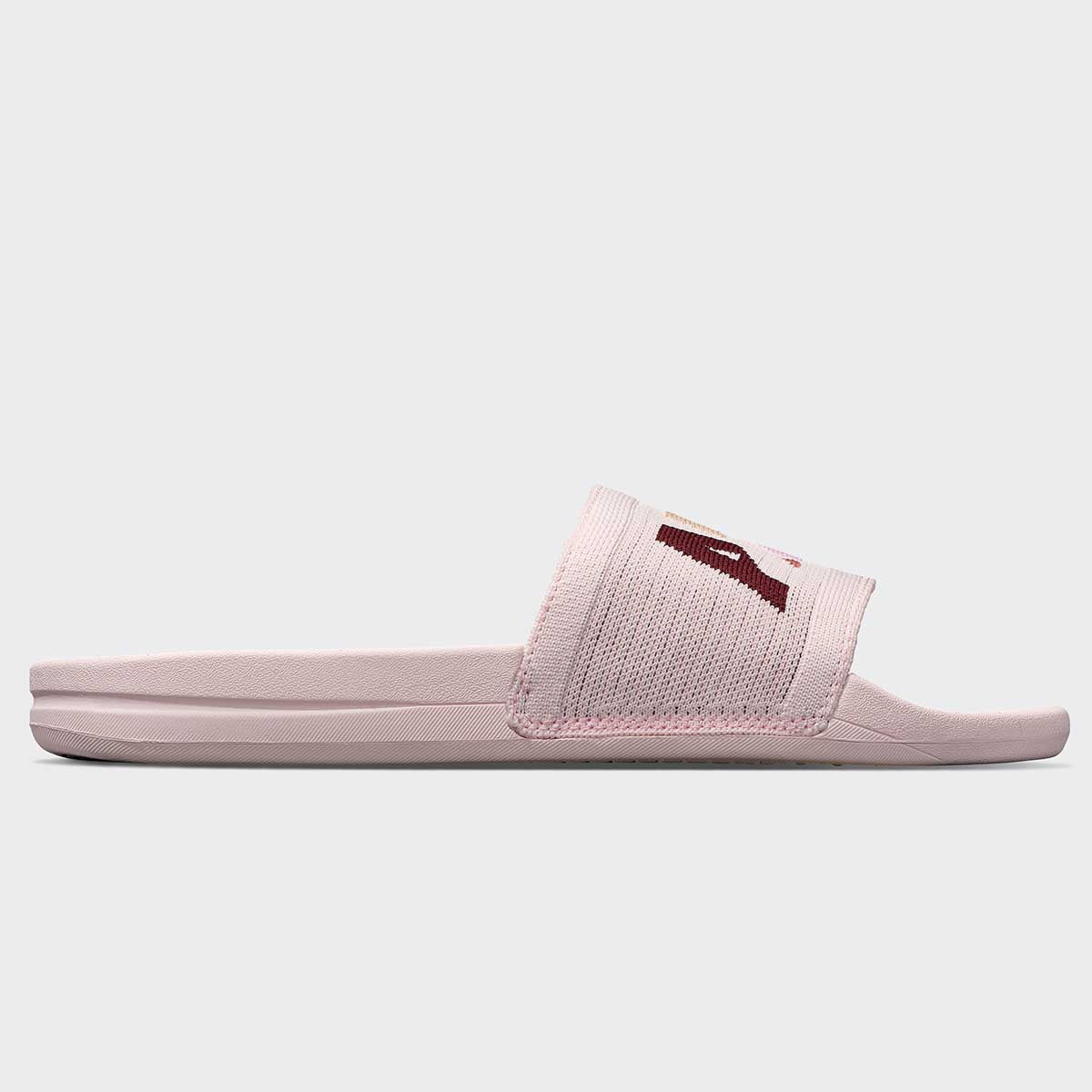 Women&#39;s Big Logo TechLoom Slide Bleached Pink / Multi / Blocked view 2