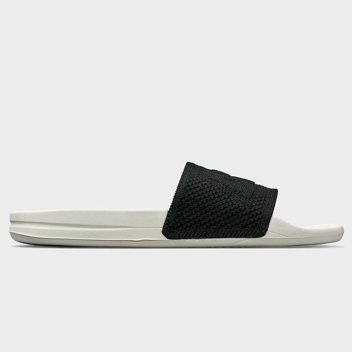 Women&#39;s Big Logo TechLoom Slide Ivory / Black view 2