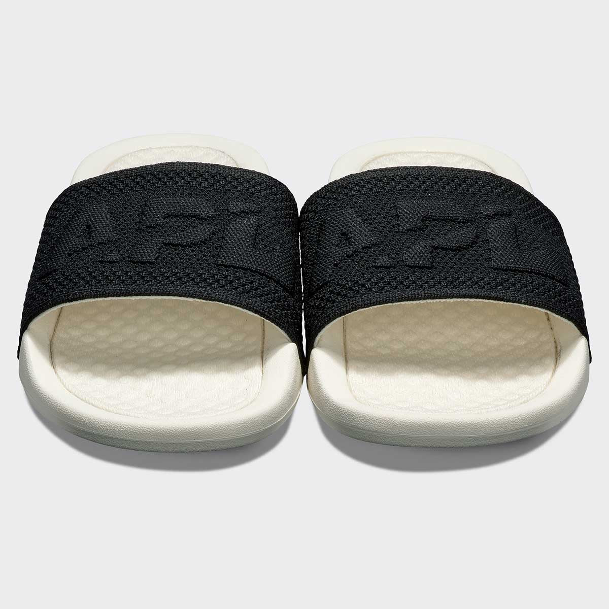 Women&#39;s Big Logo TechLoom Slide Ivory / Black view 5