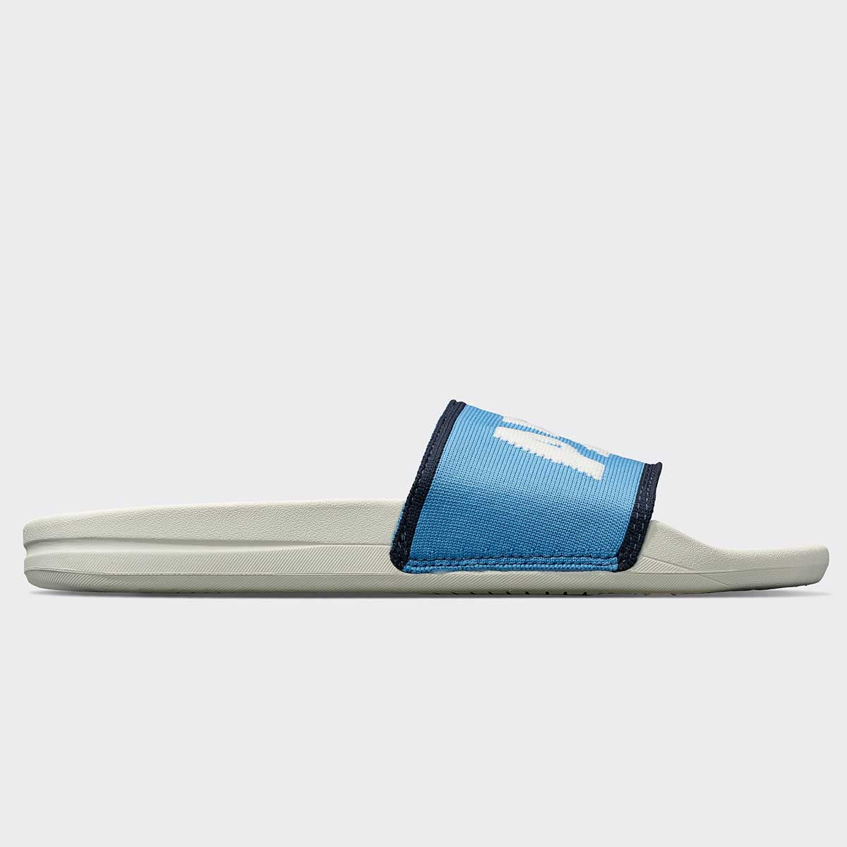 Men&#39;s Big Logo TechLoom Slide Ivory / Coastal Blue / Midnight view 2