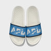 Women's Big Logo TechLoom Slide Ivory / Coastal Blue / Midnight